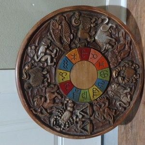 Zodiac home decor wood sign